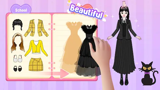 Paper Doll Makeover & Dress Up screenshot 5