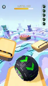 Rolling Ball Sky Escape screenshot 5