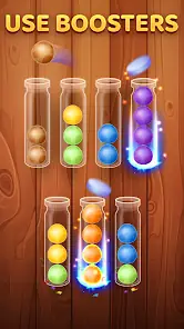Color Ball Sort Wooden Puzzle screenshot 4