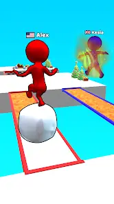 Snow Race 3D: Fun Racing screenshot 1