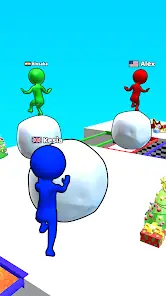 Snow Race 3D: Fun Racing screenshot 4
