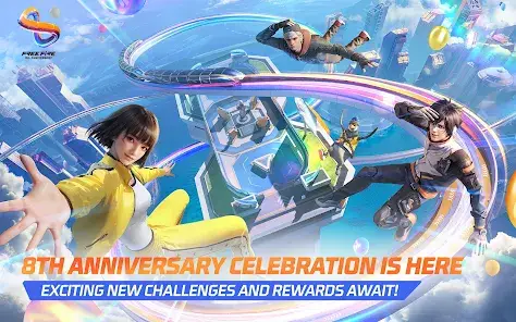 Free Fire: 8th Anniversary! screenshot 1