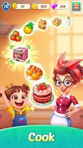 Merge Cooking® screenshot 2