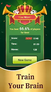 Vintage Solitaire-Classic Card screenshot 8